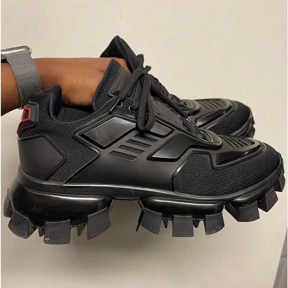 Prada | Shoes | Black Prada Cloudbust Thunder Sneaker 65 Uk
